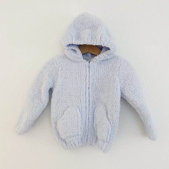 Angel Dear Other - Angel Dear Blue Warm Zipper Jacket Size 6-12M